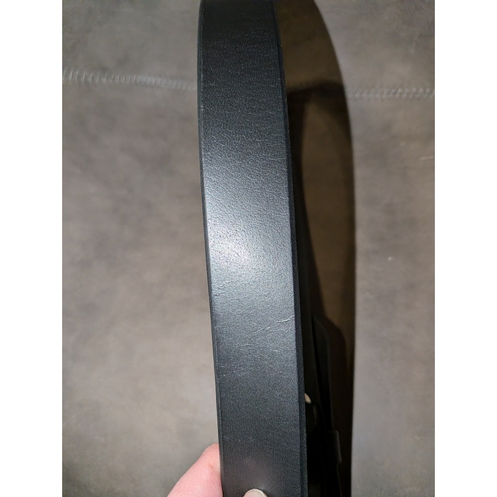 Levis Mens Black Genuine Leather‎ Belt Gunmetal Buckle Small 30-32 11LV02Y8